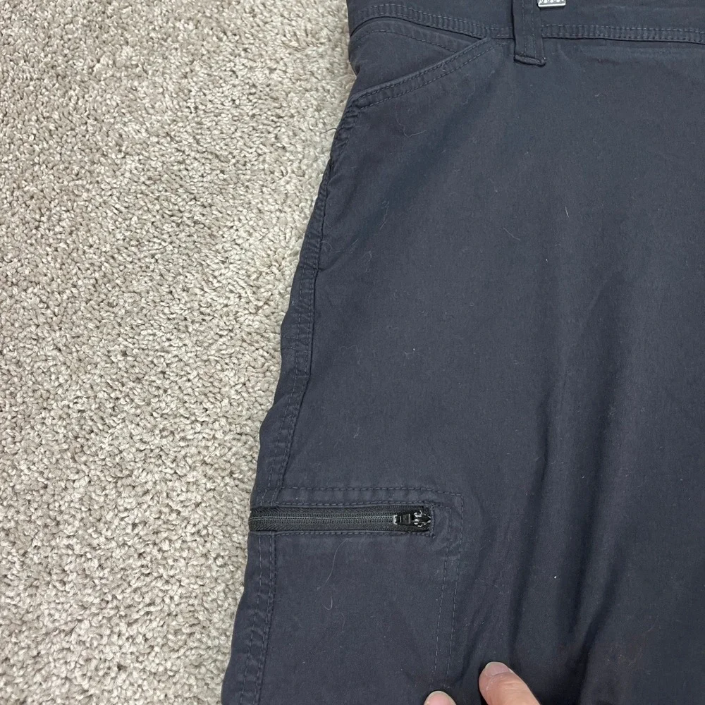 Wrangler ATG‎ Pants Mens 40x30 Black Cargo Elastic Waist Gusset in Knees Stretch